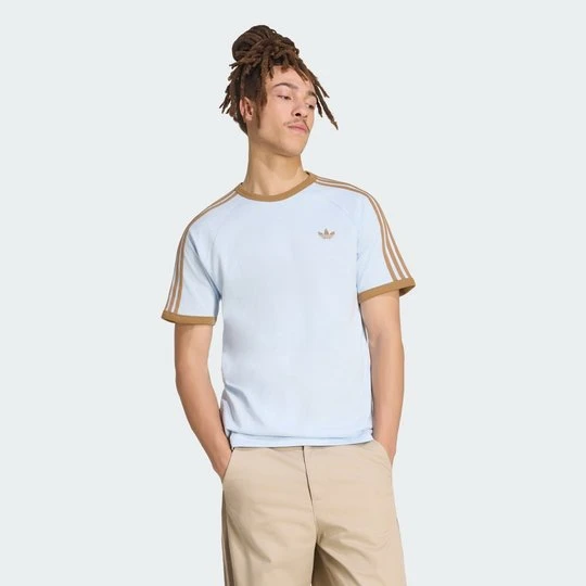 Zdjęcie produktu KOSZULKA CALI Z 3 PASKAMI Adidas Crystal Sky