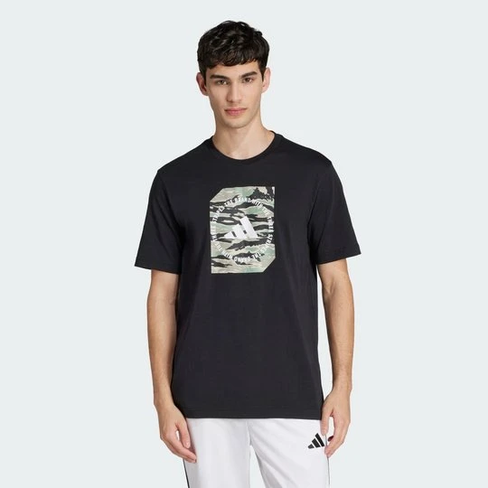 Zdjęcie produktu Koszulka Camo Shape Graphic Adidas czarny
