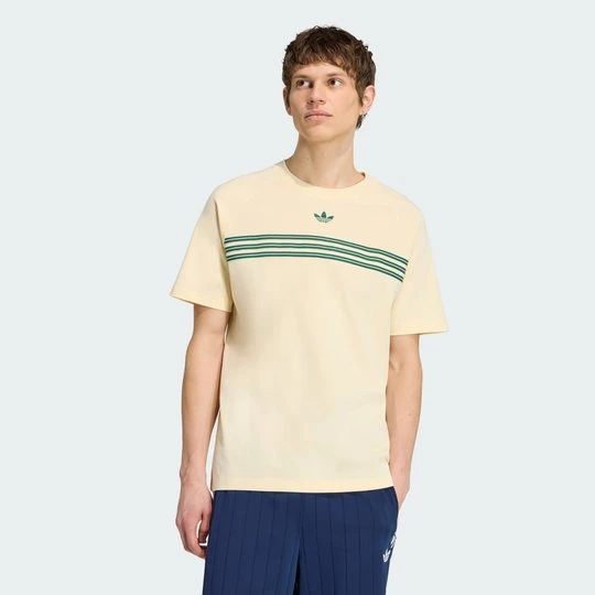 Zdjęcie produktu KOSZULKA CHEST STRIPES Adidas Warm Vanilla
