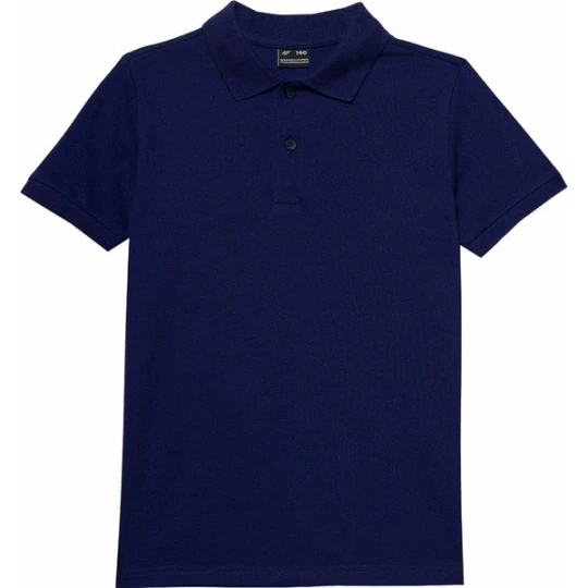 Zdjęcie produktu Koszulka chłopięca polo 4FJWSS24TPTSM124 4F Granatowy