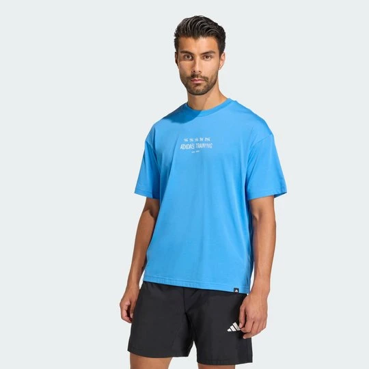 Zdjęcie produktu KOSZULKA CLIMACOOL POWER TRAINING GRAPHIC Adidas Ray Blue