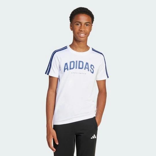 Zdjęcie produktu Koszulka Codes Collegiate Graphic Kids Adidas biały