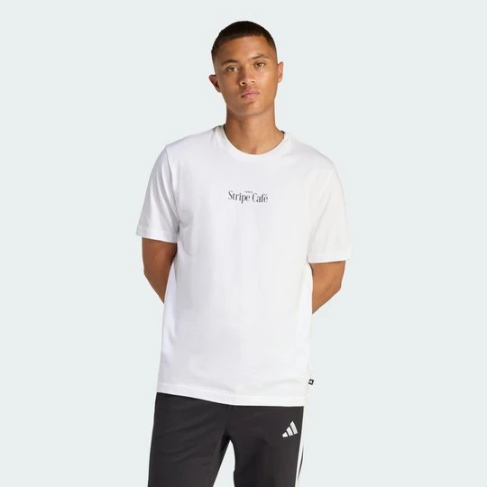 Zdjęcie produktu KOSZULKA COFFEE CAFE DONUT BOX GRAPHIC Adidas biały