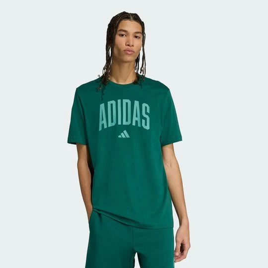 Zdjęcie produktu Koszulka Collegiate Lineage z grafiką Adidas Collegiate Green