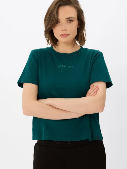 Zdjęcie produktu Koszulka Comfort Fit T-AVI Volcano Turkusowy