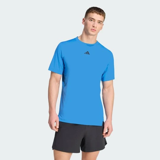 Zdjęcie produktu KOSZULKA D4T PrimeLift 3 STRIPES Adidas Ray Blue