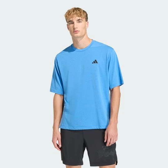 Zdjęcie produktu Koszulka D4T PrimeLift Essentials Workout Graphics Adidas Ray Blue