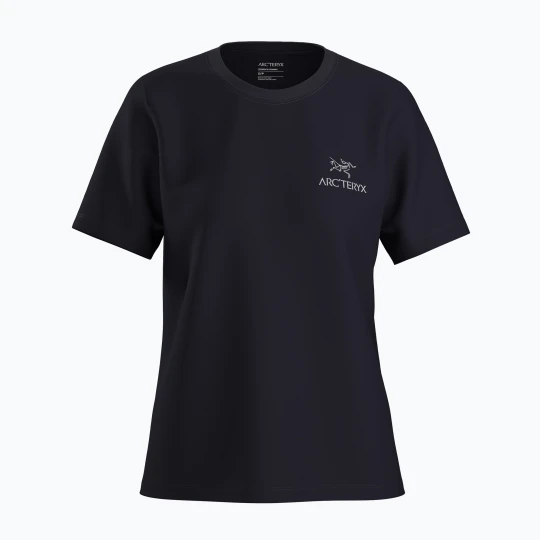 Zdjęcie produktu Koszulka damska Arcteryx Kragg Sl Cotton Emblem Crew black Arc'teryx