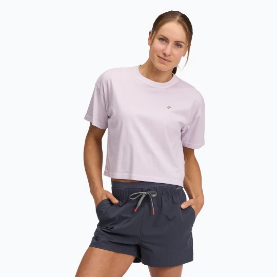 Zdjęcie produktu Koszulka damska Black Diamond Crops Tee soft lilac Fioletowy