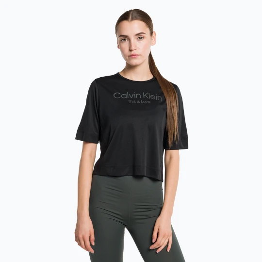 Zdjęcie produktu Koszulka damska Calvin Klein Knit black beauty