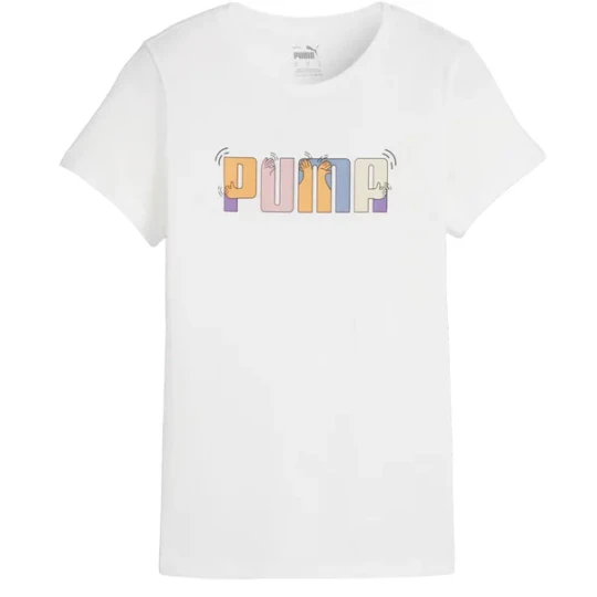 Zdjęcie produktu Koszulka damska Ess+ Graphic Tee Puma Biały