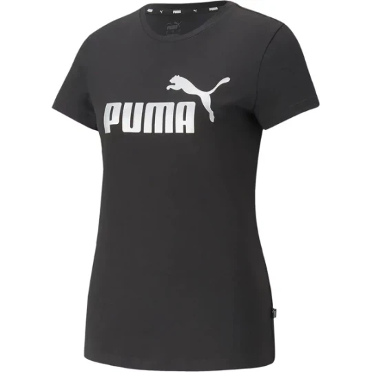 Zdjęcie produktu Koszulka damska ESS+ Metallic Logo Tee Puma Czarny