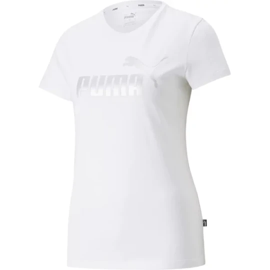 Zdjęcie produktu Koszulka damska ESS+ Metallic Logo Tee Puma Biały
