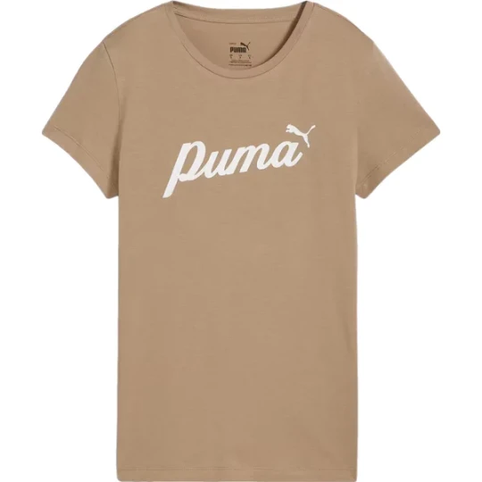 Zdjęcie produktu Koszulka damska Ess+ Script Tee Puma Beżowy