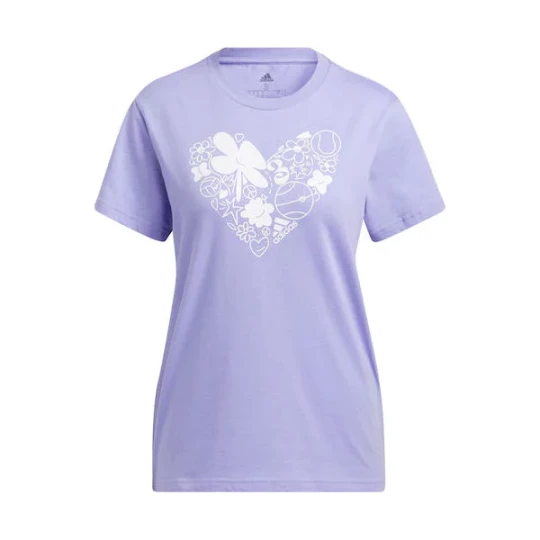 Zdjęcie produktu Koszulka damska Fun Sport Graphic Adidas Fioletowy