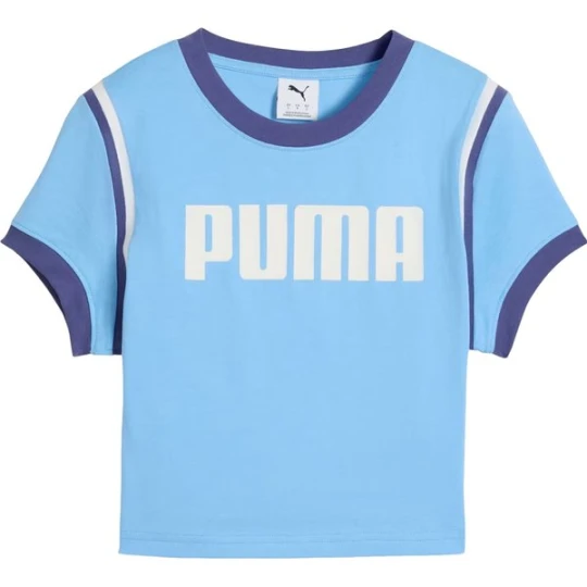 Zdjęcie produktu Koszulka damska Future Archive Graphic Baby Tee Puma Niebieski
