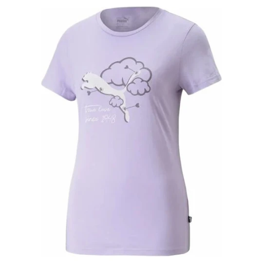 Zdjęcie produktu Koszulka damska Graphics Valentine Tee Puma Fioletowy