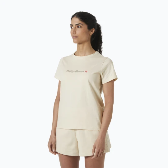 Zdjęcie produktu Koszulka damska Helly Hansen Core Graphic 2.0 cream Beżowy