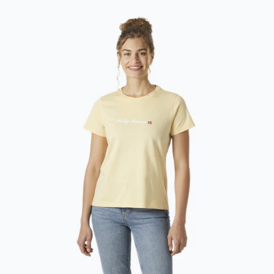 Zdjęcie produktu Koszulka damska Helly Hansen Core Graphic 2.0 yellow cream
