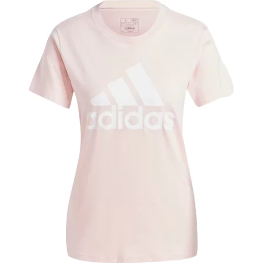 Zdjęcie produktu Koszulka damska Loungewear Essentials Logo Tee Adidas Różowy