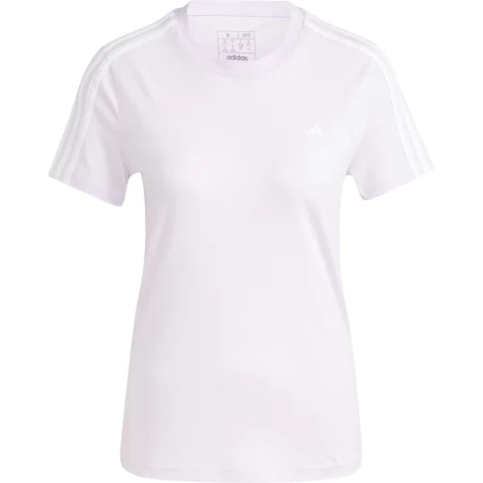 Zdjęcie produktu Koszulka damska Loungewear Essentials Slim 3-Stripes Tee Adidas Różowy