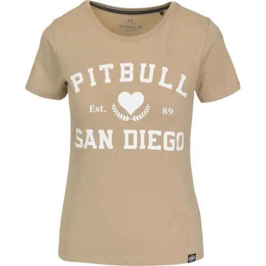 Zdjęcie produktu Koszulka damska Love PB Pitbull West Coast Beżowy
