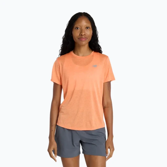 Zdjęcie produktu Koszulka damska New Balance Athletics tangerine heat Pomarańczowy