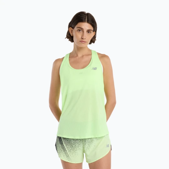 Zdjęcie produktu Koszulka damska New Balance Athletics Tank afterglow heather Zielony
