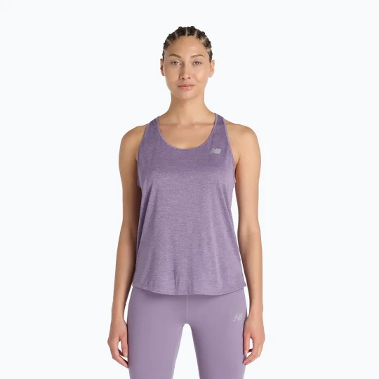 Zdjęcie produktu Koszulka damska New Balance Athletics Tank candied violet heather