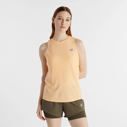 Zdjęcie produktu Koszulka damska New Balance WT41280PAE – pomarańczowa
