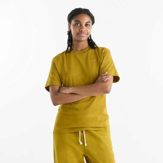 Zdjęcie produktu Koszulka damska New Balance WT41501BIL – żółta