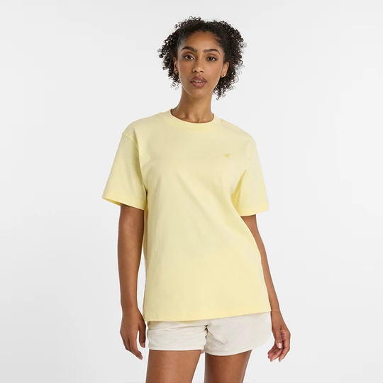 Zdjęcie produktu Koszulka damska New Balance WT41501PRC – żółta