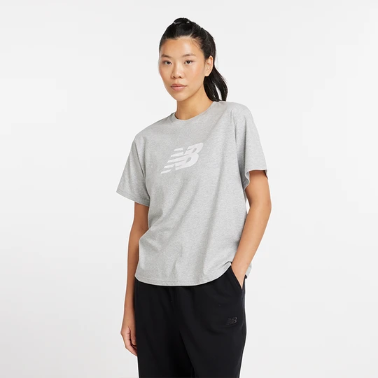 Zdjęcie produktu Koszulka damska New Balance WT43583AG – szara