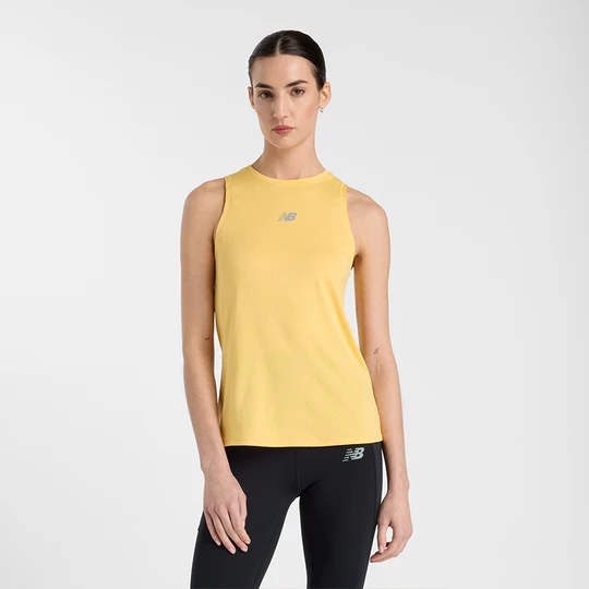 Zdjęcie produktu Koszulka damska New Balance WT51252CEE – żółta