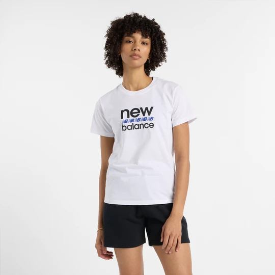 Zdjęcie produktu Koszulka damska New Balance WT51540WT – biała