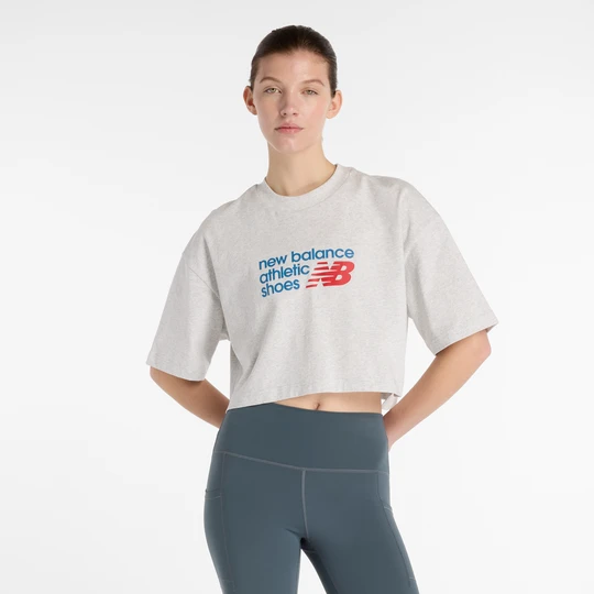 Zdjęcie produktu Koszulka damska New Balance WT51908AHH – szara