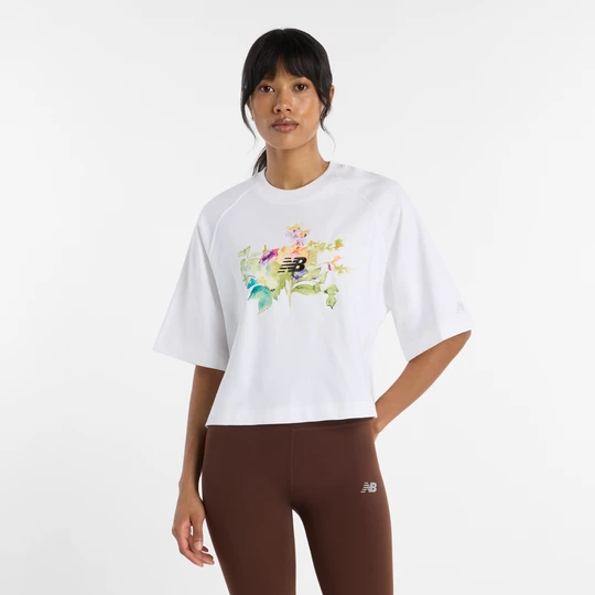 Zdjęcie produktu Koszulka damska New Balance WT61371RWT – biała