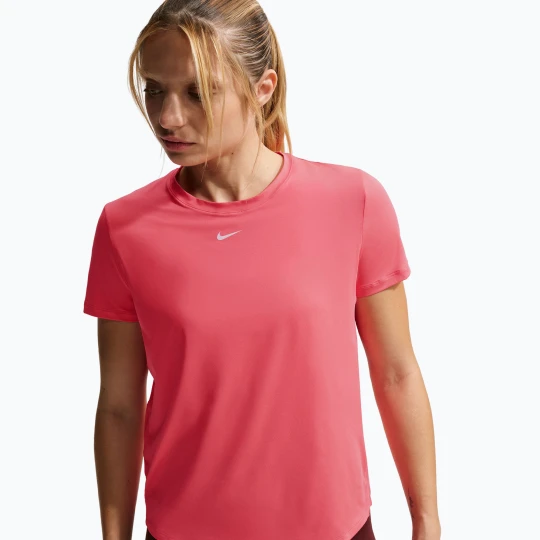 Zdjęcie produktu Koszulka damska Nike One Classic Dri-Fit sea coral / white Czerwony