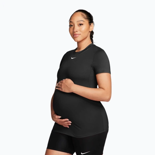 Zdjęcie produktu Koszulka damska Nike One Maternity Dri Fit Slim-Fit black / white