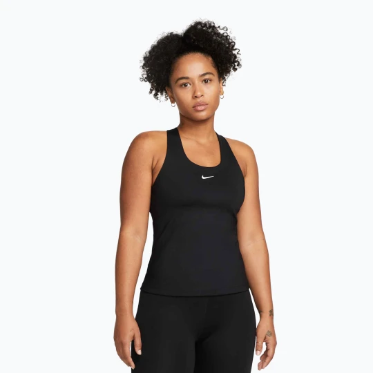 Zdjęcie produktu Koszulka damska Nike Swoosh Medium Support Bra black/black/white