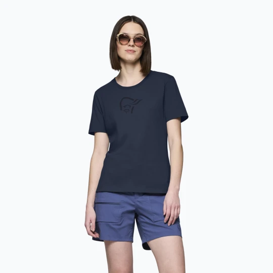 Zdjęcie produktu Koszulka damska NORRONA Cotton Viking indigo night / sky captain Norrøna Granatowy