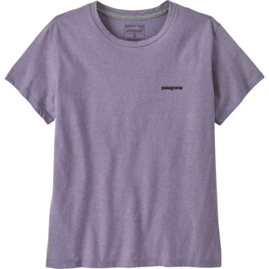 Zdjęcie produktu Koszulka damska P-6 Logo Responsibili-Tee Patagonia Fioletowy