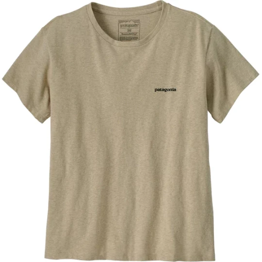 Zdjęcie produktu Koszulka damska P-6 Logo Responsibili-Tee Patagonia Beżowy