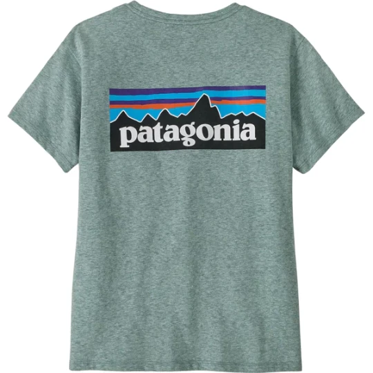 Zdjęcie produktu Koszulka damska P-6 Logo Responsibili-Tee Patagonia Niebieski