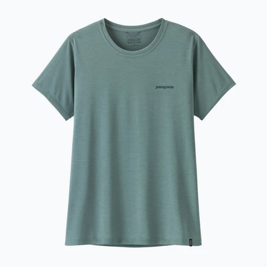 Zdjęcie produktu Koszulka damska Patagonia Capilene Cool Daily Shirt - Boardshort Logo blue sage / light blue sage x-dye