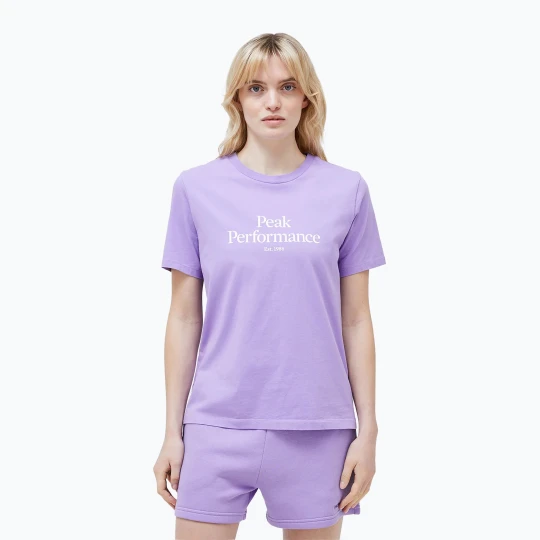 Zdjęcie produktu Koszulka damska Peak Performance Original Tee bougainvillea Fioletowy