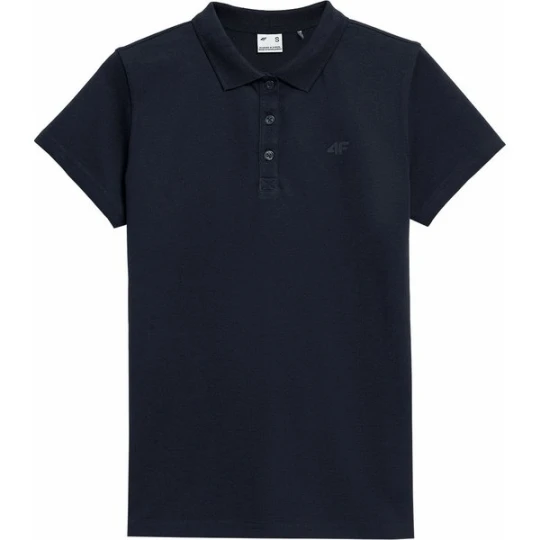 Zdjęcie produktu Koszulka damska polo 4FSS23TTSHF585 4F Granatowy