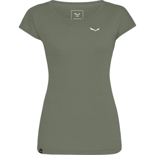 Zdjęcie produktu Koszulka damska Puez Melange Dry S / S Tee Salewa Zielony