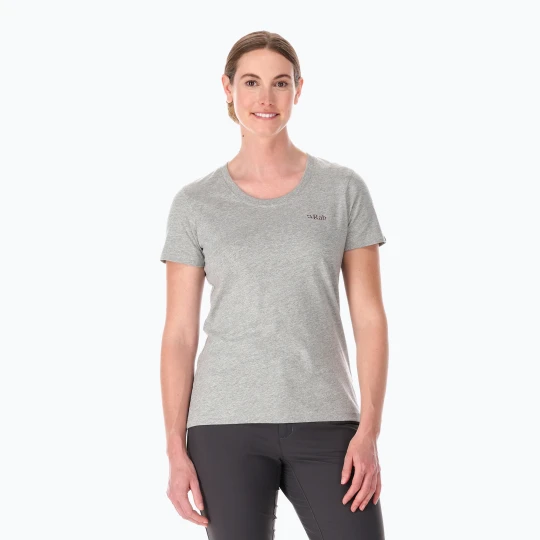 Zdjęcie produktu Koszulka damska Rab Stance Mountain Peak grey marl