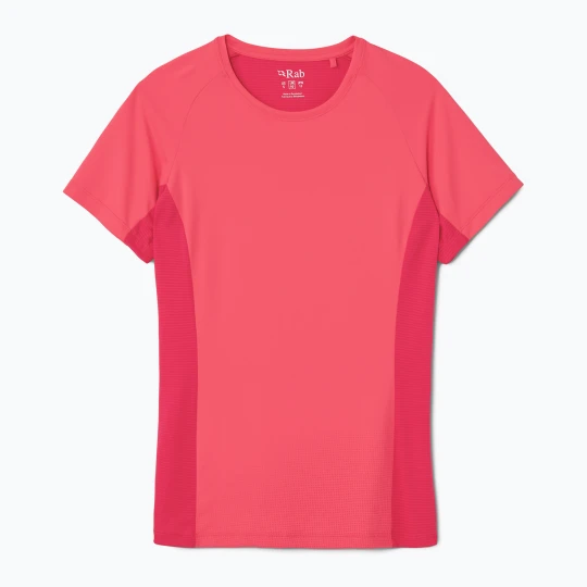 Zdjęcie produktu Koszulka damska Rab Trail Tee hibiscus / watermelon Różowy